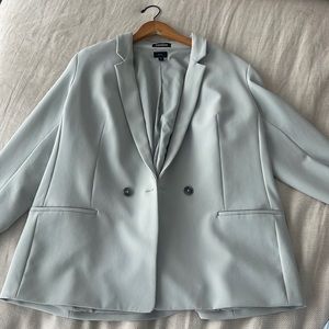 Express XL blazer seafoam color